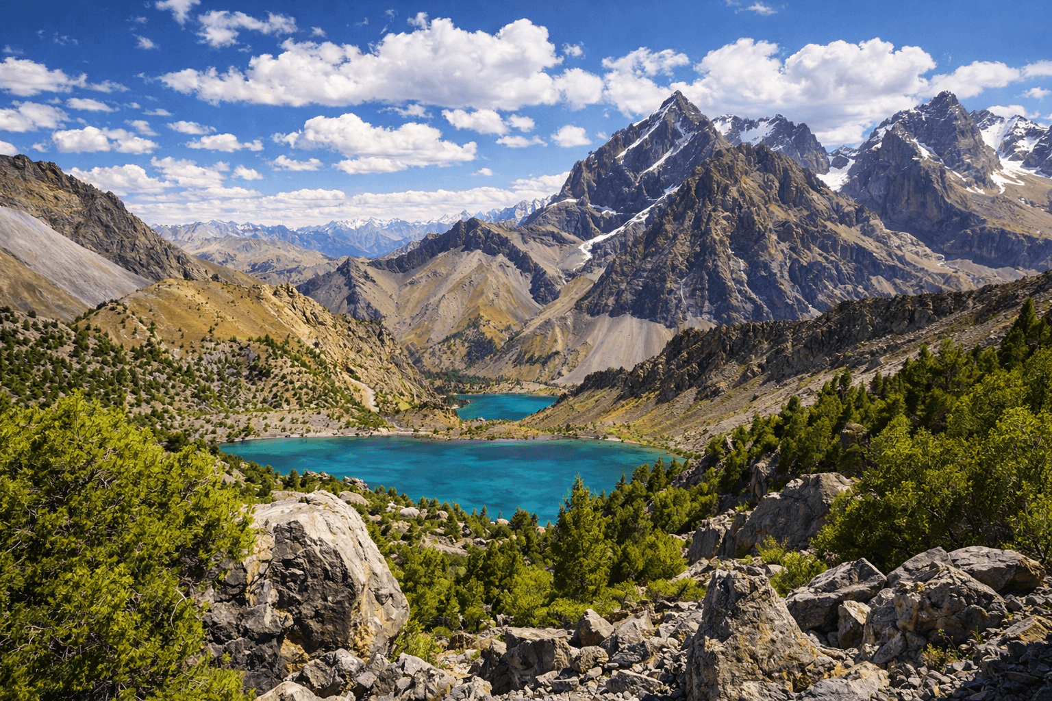 From Samarkand to 6 days Fann Mountains Adventure in Tajikistan
